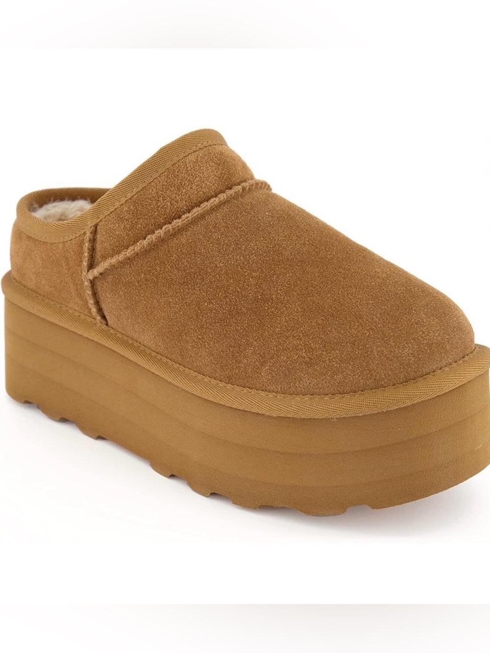 Platform Boots for Women Ultra Mini Ankle Boots Huggy Cozy Slippers with Fur Int